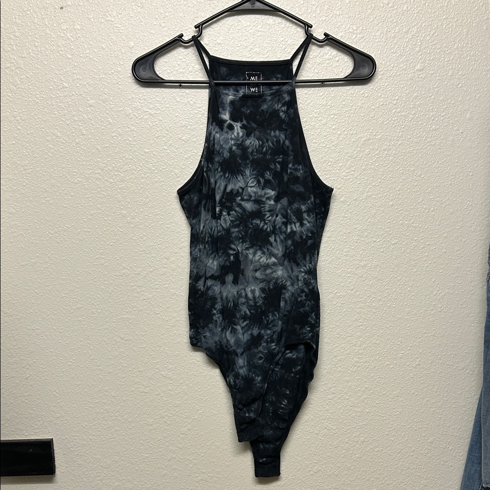 Me to We Dark Tie Dye Bodysuit